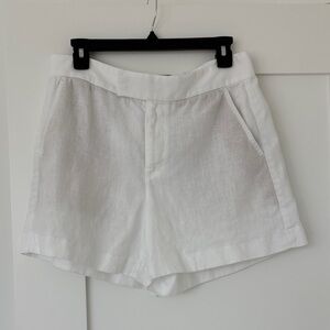 Ralph Lauren Women's White Linen Shorts